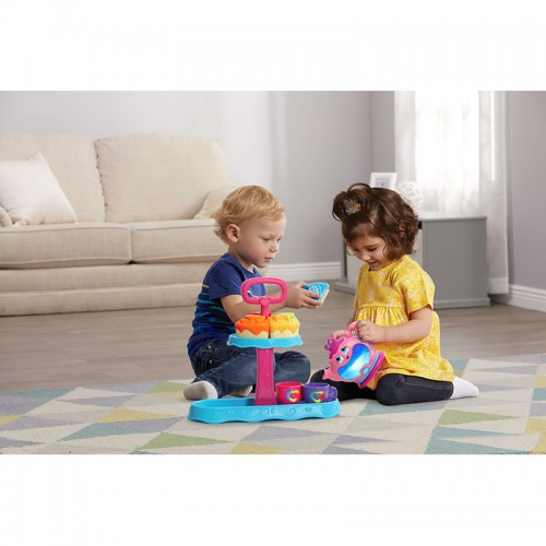 LEAPFROG New Musical Rainbow Tea Party (With Cake Stand)
